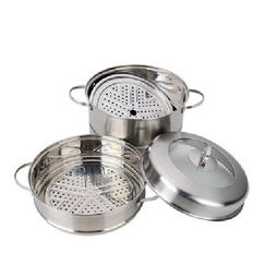 愛仕達ASD 26cm二層蒸鍋 304不銹鋼材質，電磁爐通用，兼顧實用與健康